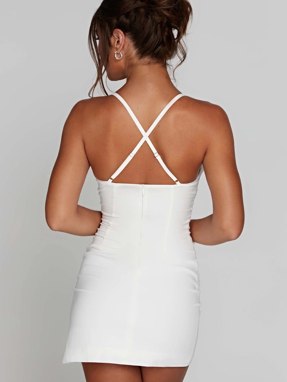Babyboo Aura White Mini Dress - Picture 6 of 8